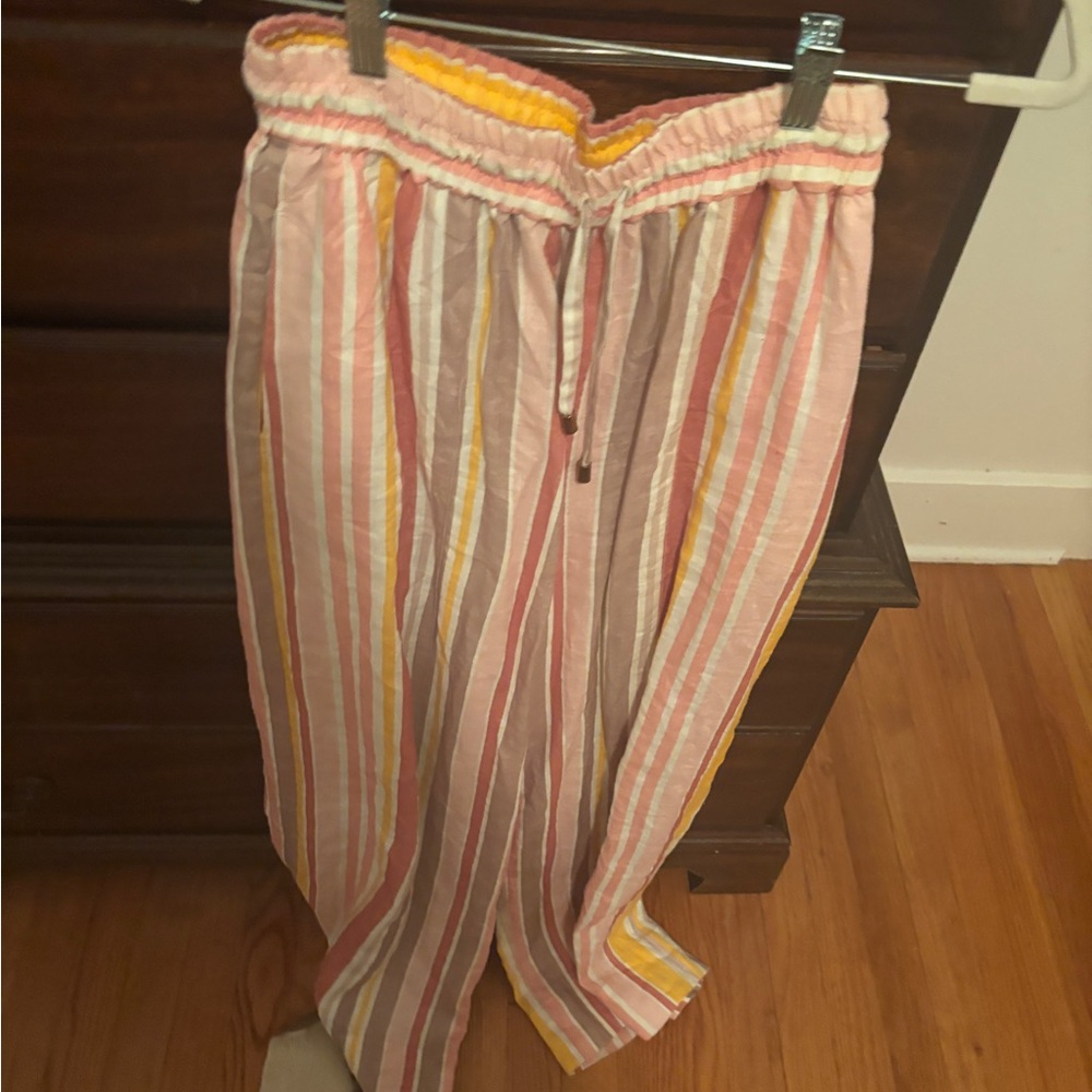 Striped Multicolor Women's Trousers